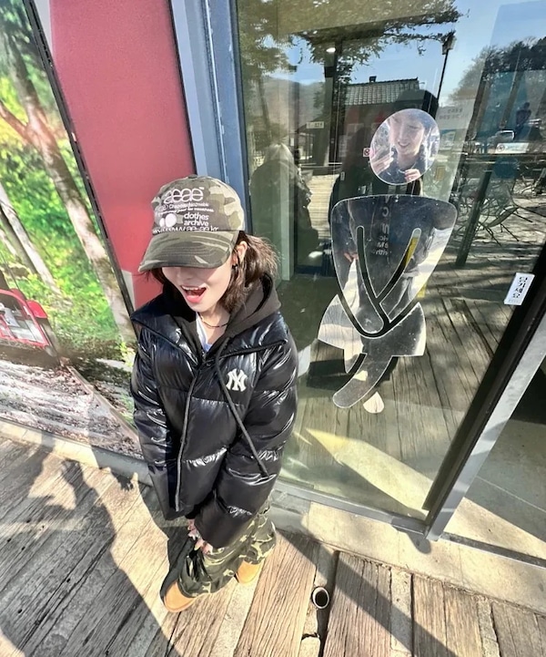 新品】 aeae キャップ カモフラージュ柄 - 帽子
