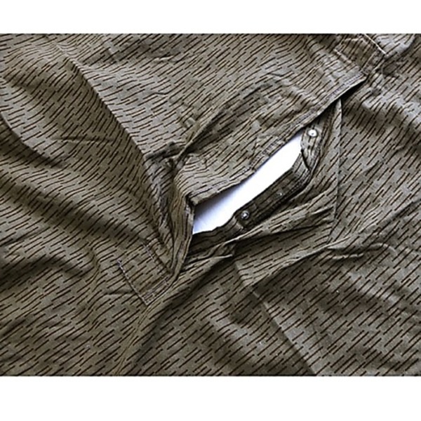 東ドイツ軍 放出 テントシート 1枚 レインドロップ