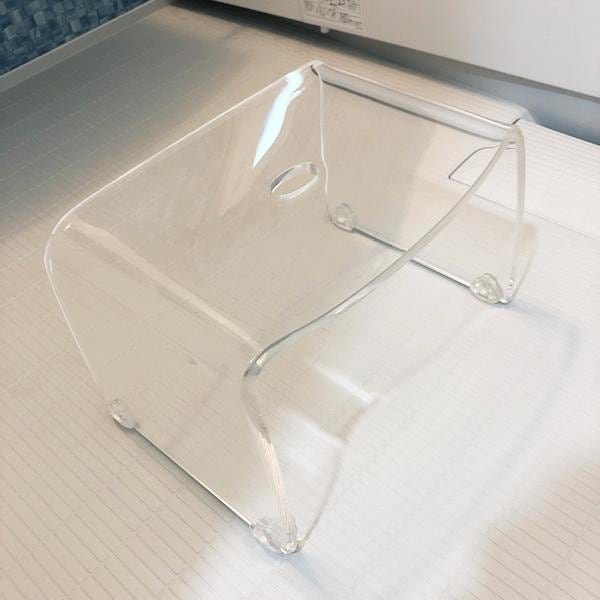 風呂椅子 高さ 30cm 使いやすい 平均サイズ おしゃれ 透明 クリア 高級 滑り止め コの字 アクリル バスチェア 風呂椅子 高さ 30cm 使いやすい 平均サイズ おしゃれ 透明 クリア 高級 滑り止め コの字 アクリル バスチェア