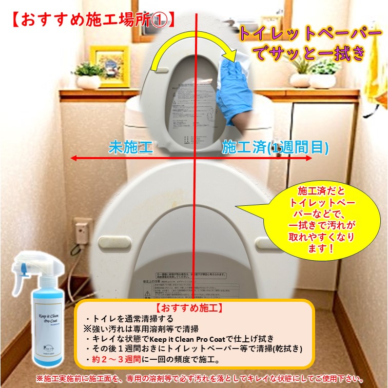 Keep it Clean Pro Coat 200ml 4本セット 拭き取りクロス2枚付き Keep it Clean Pro Coat 200ml 4本セット 拭き取りクロス2枚付き