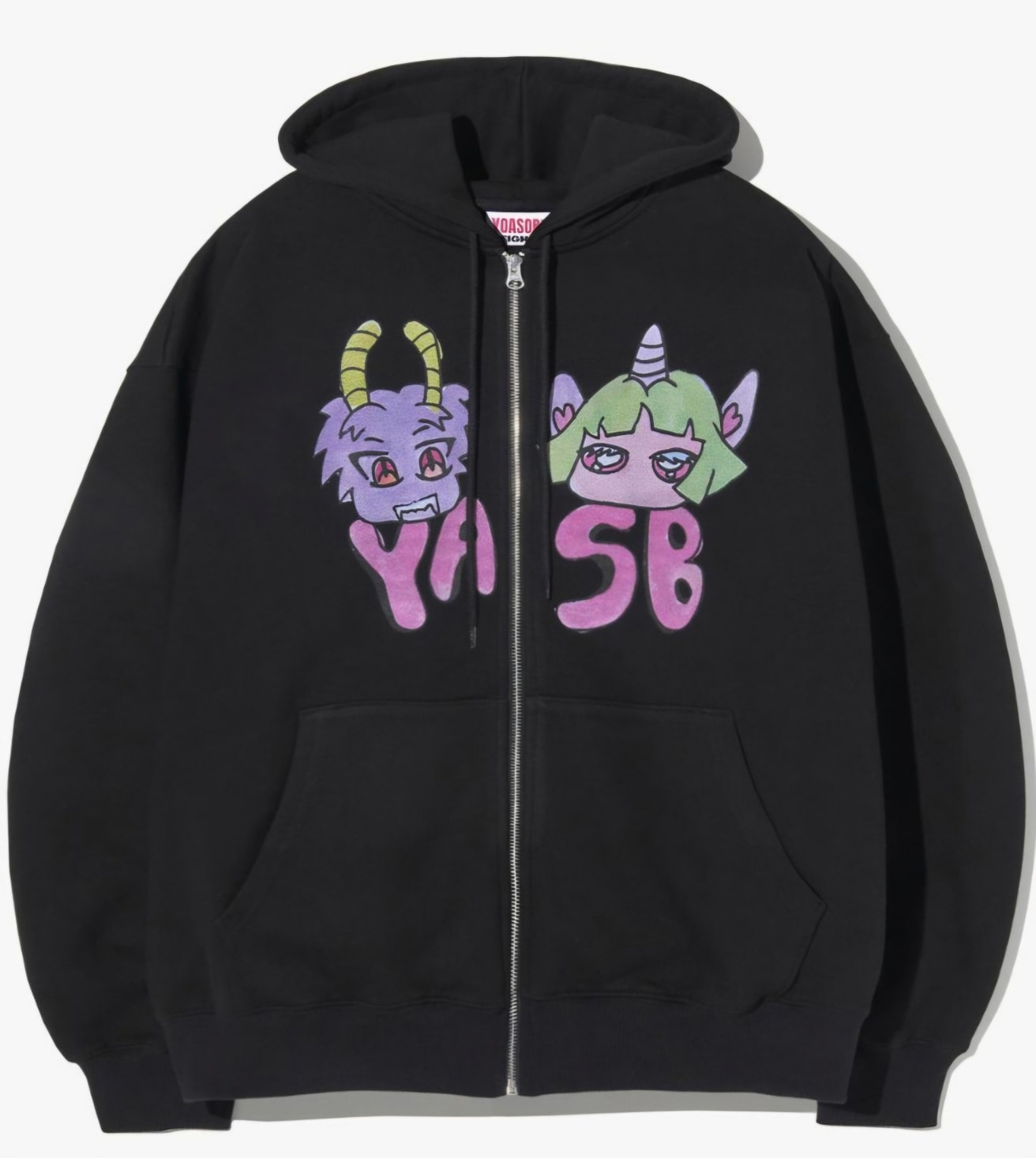 YOASOBI 韓国限定 PULLOVER HOODIE HEIGHTS 公式】韓国 ポップアップ 限定商品 YOASOBI x HEIGHTS YASB ZIP