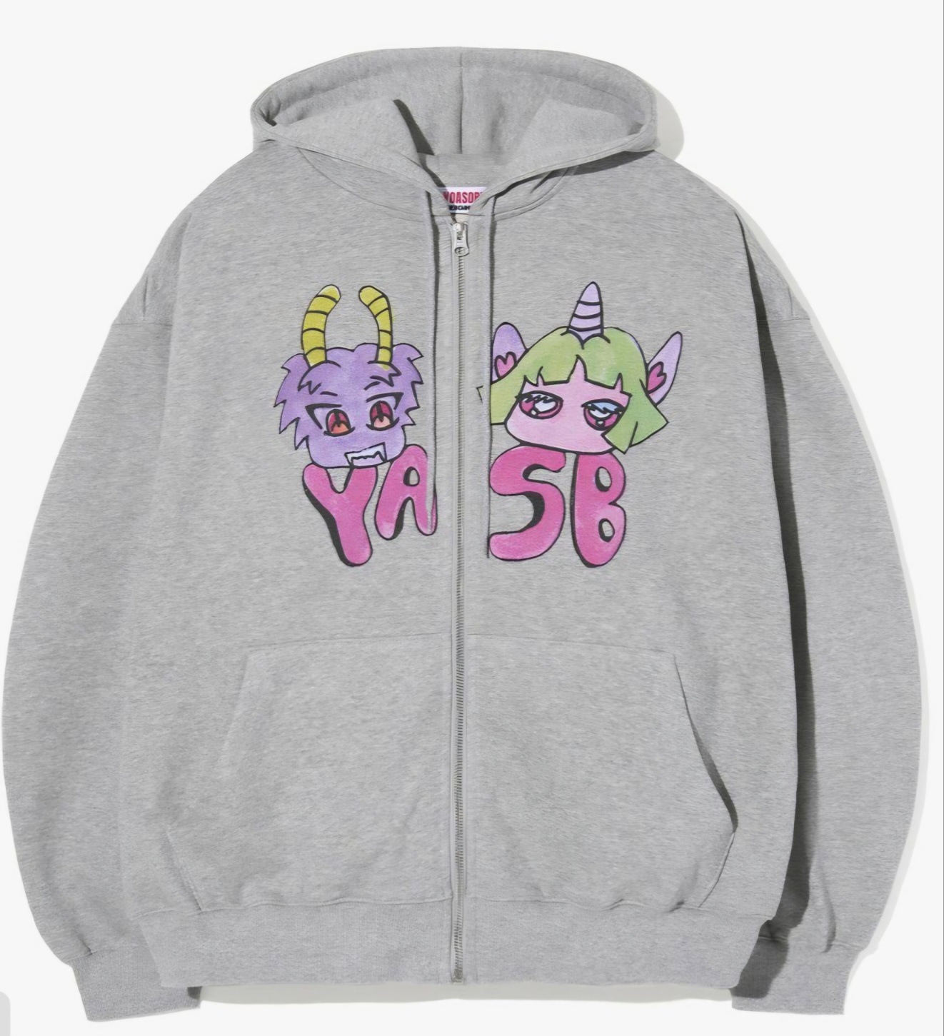 YOASOBI 韓国限定 PULLOVER HOODIE HEIGHTS 公式】韓国 ポップアップ 限定商品 YOASOBI x HEIGHTS YASB ZIP