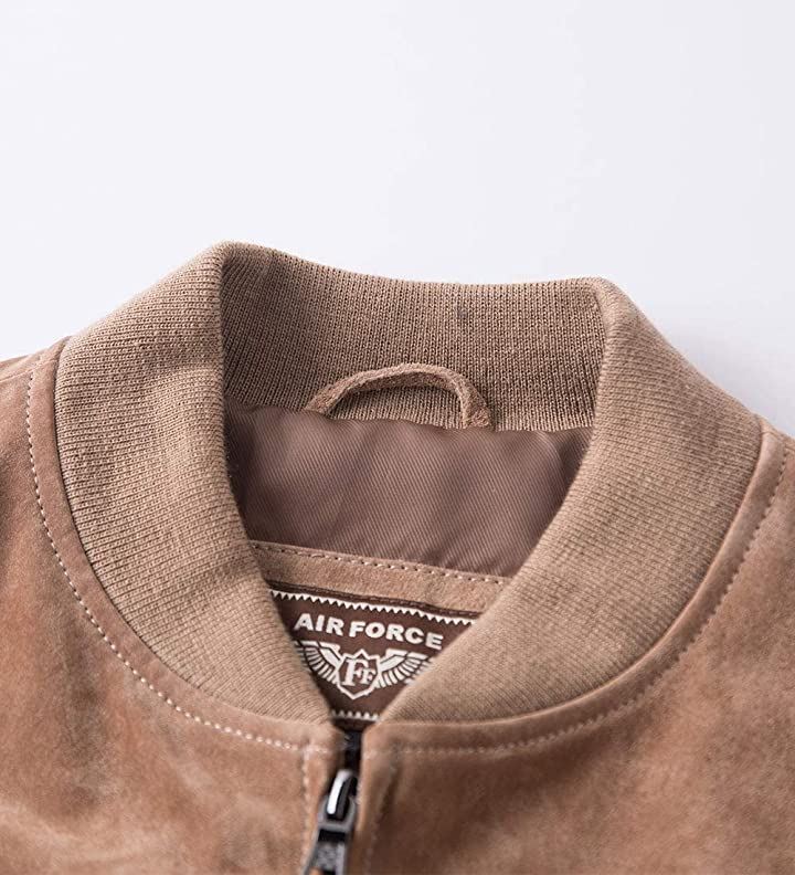 レザージャケット メンズ 本革豚革 野球 フライトジャケット バイクライダースジャケット 革ジャン アウター カジュアル 春秋冬(ベージュ, M) レザージャケット メンズ 本革豚革 野球 フライトジャケット バイクライダースジャケット 革ジャン アウター カジュアル 春秋冬(ベージュ, M)