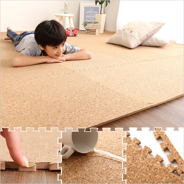 コルクマット 32枚セット 大判45cm エーテル