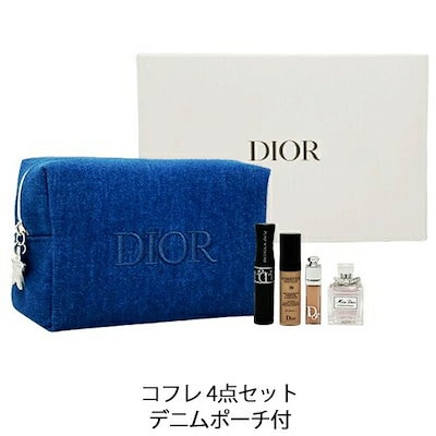 Qoo10] Dior メイクアップ コフレ 4点セット ポーチ : キット