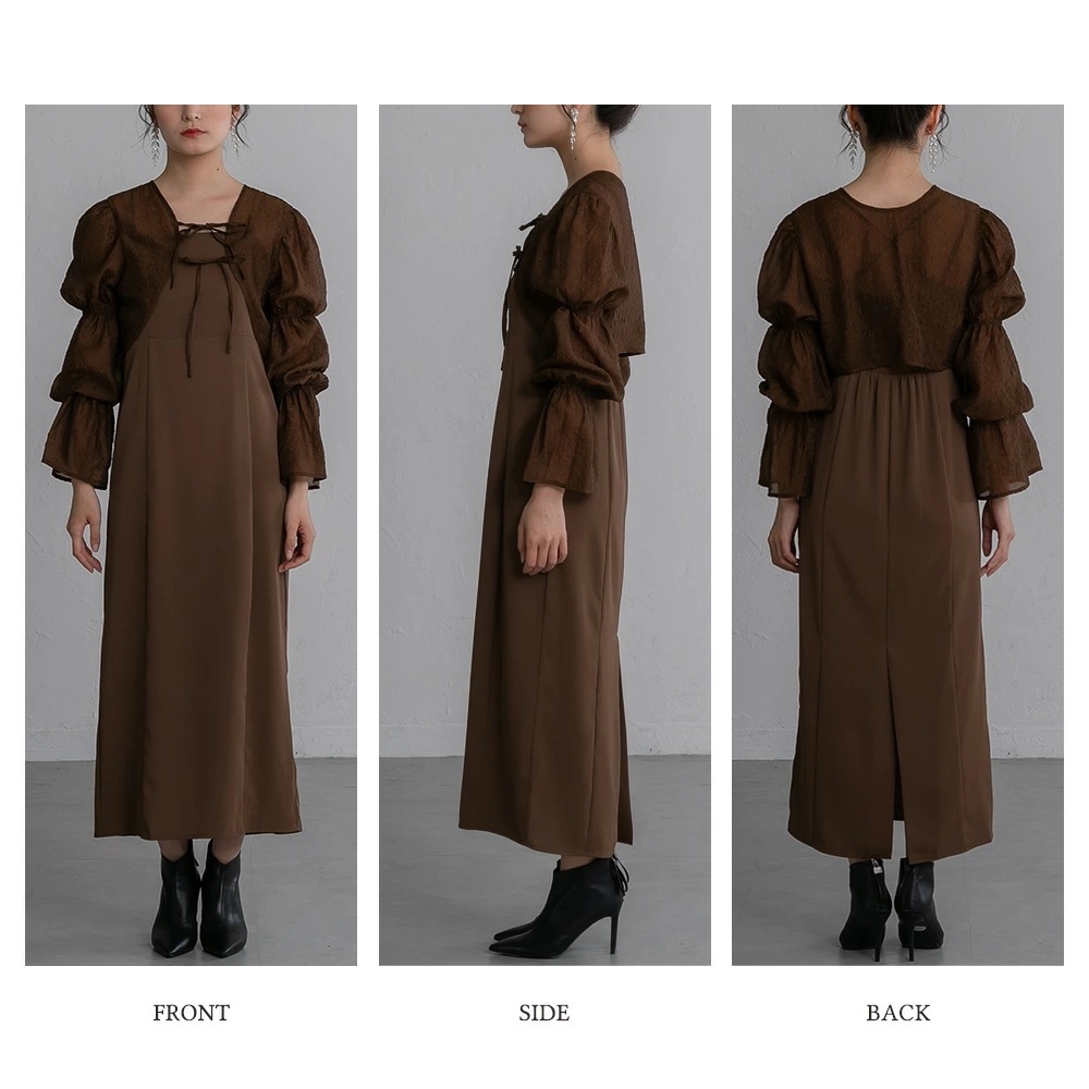 ワンピース パーティードレス 結婚式 2wayシャーリングトップス&キャミソールドレス ワンピースドレス 袖付き 体型カバー 二次会 披露宴 成人式 同窓会 お呼ばれドレス 20代 30代 40代 ド ワンピース パーティードレス 結婚式 2wayシャーリングトップス&キャミソールドレス ワンピースドレス 袖付き 体型カバー 二次会 披露宴 成人式 同窓会 お呼ばれドレス 20代 30代 40代 ド