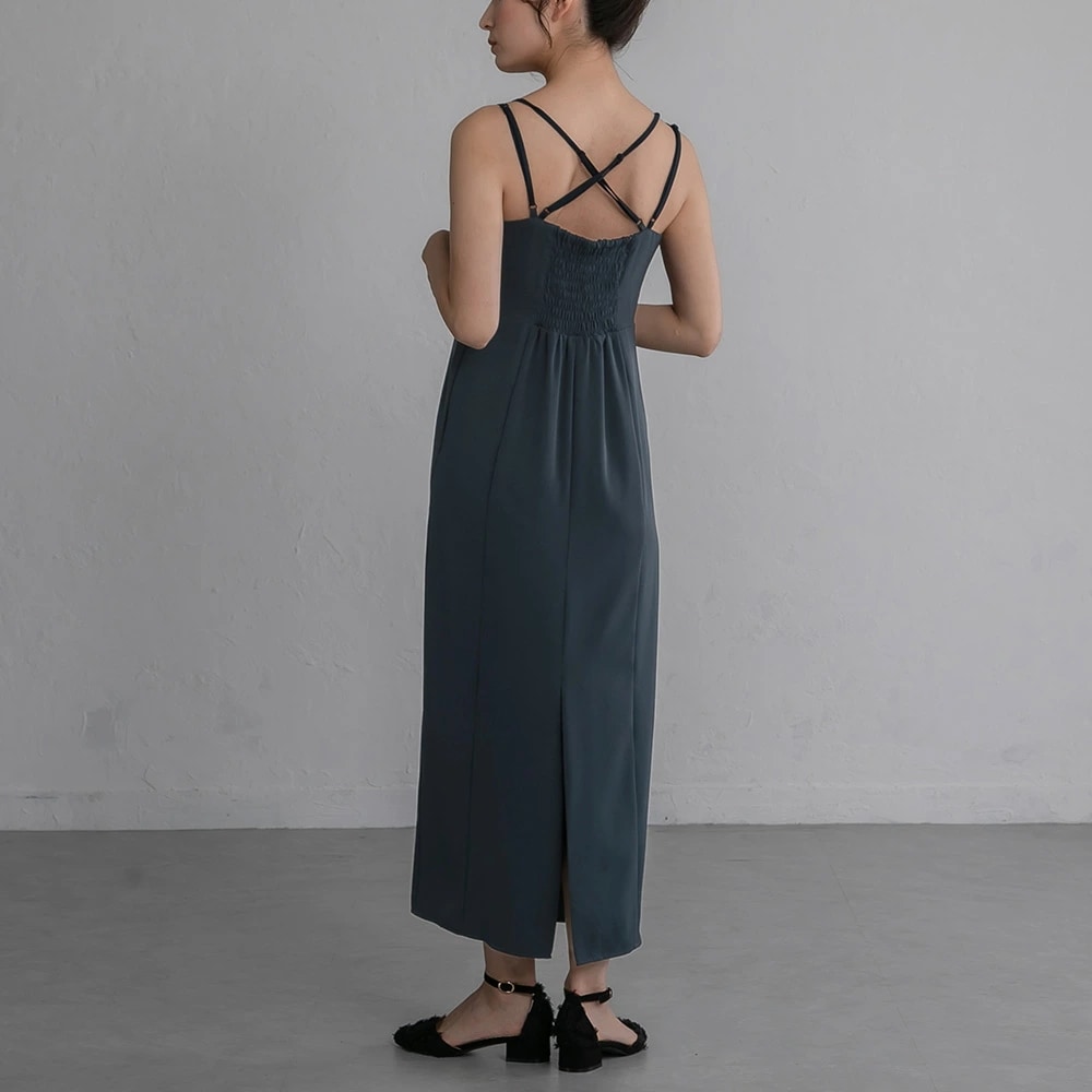 ワンピース パーティードレス 結婚式 2wayシャーリングトップス&キャミソールドレス ワンピースドレス 袖付き 体型カバー 二次会 披露宴 成人式 同窓会 お呼ばれドレス 20代 30代 40代 ド ワンピース パーティードレス 結婚式 2wayシャーリングトップス&キャミソールドレス ワンピースドレス 袖付き 体型カバー 二次会 披露宴 成人式 同窓会 お呼ばれドレス 20代 30代 40代 ド