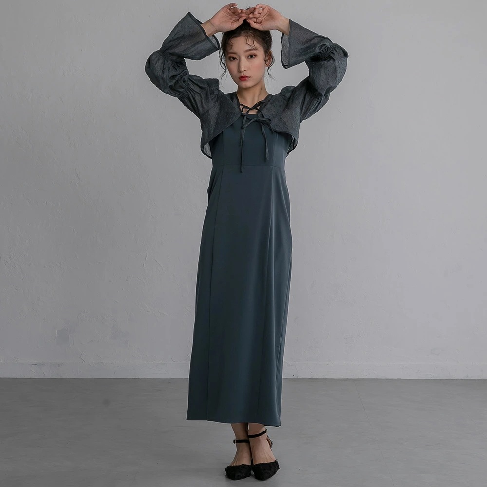 ワンピース パーティードレス 結婚式 2wayシャーリングトップス&キャミソールドレス ワンピースドレス 袖付き 体型カバー 二次会 披露宴 成人式 同窓会 お呼ばれドレス 20代 30代 40代 ド ワンピース パーティードレス 結婚式 2wayシャーリングトップス&キャミソールドレス ワンピースドレス 袖付き 体型カバー 二次会 披露宴 成人式 同窓会 お呼ばれドレス 20代 30代 40代 ド