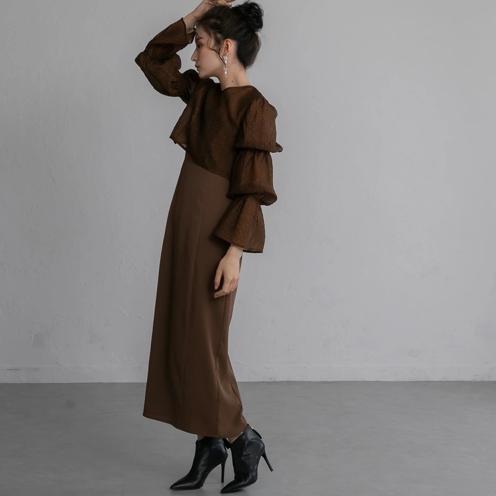 ワンピース パーティードレス 結婚式 2wayシャーリングトップス&キャミソールドレス ワンピースドレス 袖付き 体型カバー 二次会 披露宴 成人式 同窓会 お呼ばれドレス 20代 30代 40代 ド ワンピース パーティードレス 結婚式 2wayシャーリングトップス&キャミソールドレス ワンピースドレス 袖付き 体型カバー 二次会 披露宴 成人式 同窓会 お呼ばれドレス 20代 30代 40代 ド