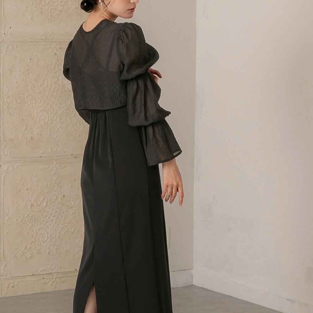 ワンピース パーティードレス 結婚式 2wayシャーリングトップス&キャミソールドレス ワンピースドレス 袖付き 体型カバー 二次会 披露宴 成人式 同窓会 お呼ばれドレス 20代 30代 40代 ド ワンピース パーティードレス 結婚式 2wayシャーリングトップス&キャミソールドレス ワンピースドレス 袖付き 体型カバー 二次会 披露宴 成人式 同窓会 お呼ばれドレス 20代 30代 40代 ド