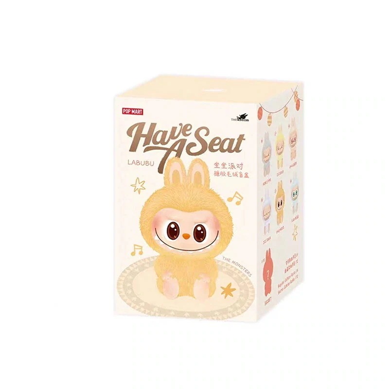 公式正規品POP MART LABUBU THE MONSTERS Have a Seat ガチャポンブラインドボックスマカロンぬいぐるみフィギュアサプライズギフト