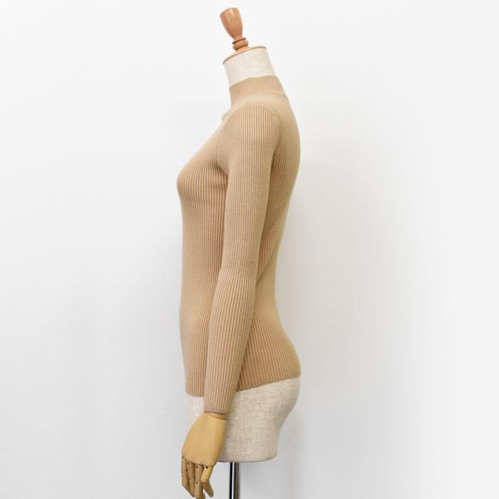 【迅速出荷】販売最低価 ! ストレッチリブハイネックセーター リブニット トップス レディース 長袖 春 秋冬 SNS掲載