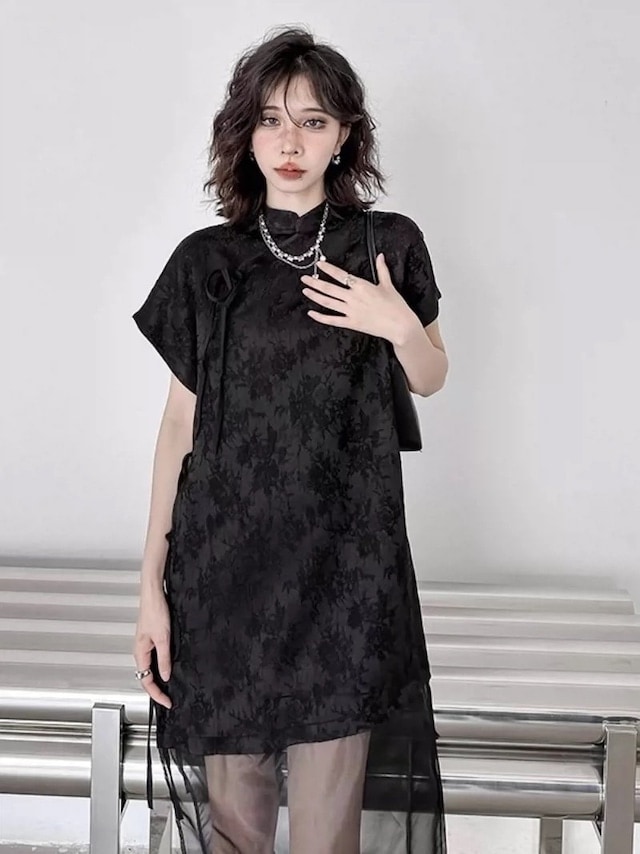 チャイナ風ドッキングワンピース ワンピース レディース チャイナドレス ワンピース ドレス シースルーチャイナワンピース チャイナボタンワンピ チャイナワンピ シースルーワンピ スタンドカラー ワンピ チャイナ風ドッキングワンピース ワンピース レディース チャイナドレス ワンピース ドレス シースルーチャイナワンピース チャイナボタンワンピ チャイナワンピ シースルーワンピ スタンドカラー ワンピ