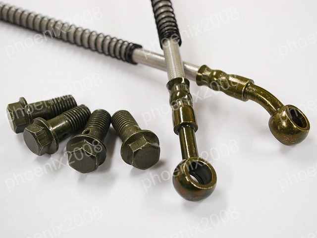 ATV 四輪バギー モンキー 汎用 オイルクーラーセット 多段 13段 13フィン 青 ATV 四輪バギー モンキー 汎用 オイルクーラーセット 多段 13段 13フィン 青