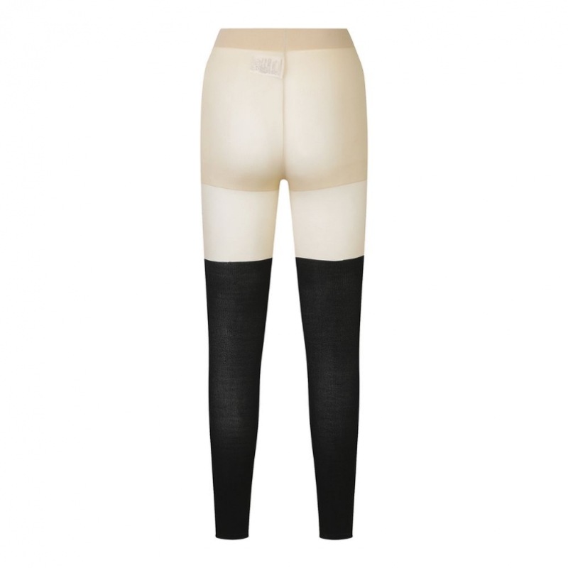 (Paris Gates) ウィメンズスマイルテクスチャードブロックレギンス (Paris Gates) ウィメンズスマイルテクスチャードブロックレギンス