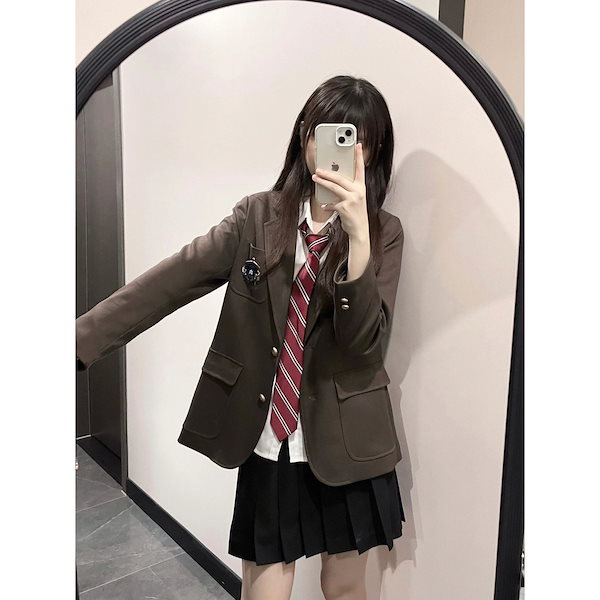 Qoo10] 涼しく楽ちんセットアップ学院風jk制服3