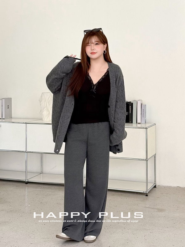 【  】セーター 2点セット（グレー・ブラック） 予約]ミックスケーブルポリエステルニットプルオーバー/グレー – Lumier