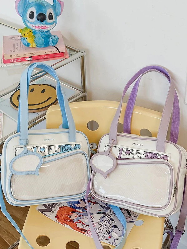 Qoo10] 痛バ 大容量 痛バッグ 缶バッジ入れ 痛