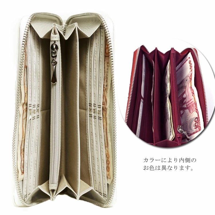 カイマンワニ レザー 財布 ラウンドファスナー 長財布 ワニ革 本革 レディース メンズ ギフト プレゼント ラウンドジップ 大容量