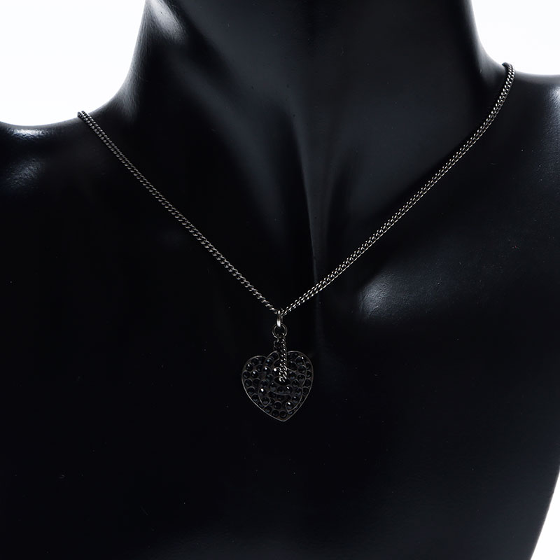 ネックレス シルバー ブラック WS10927 ネックレス シルバー ブラック WS10927