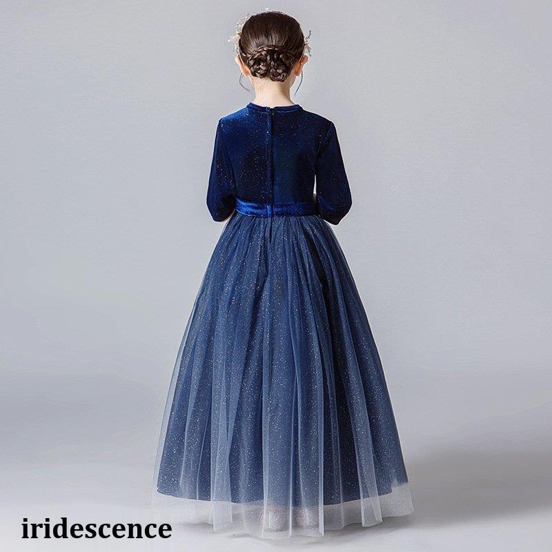 3月の新モデル！子どもドレス ジュニアドレスロングドレス ピアノ発表会 子供ドレス 結婚式 キッズワンピースフォーマル ドレス入学式 七五三 スパンコール コンクール2（個）ごとに11 O円き