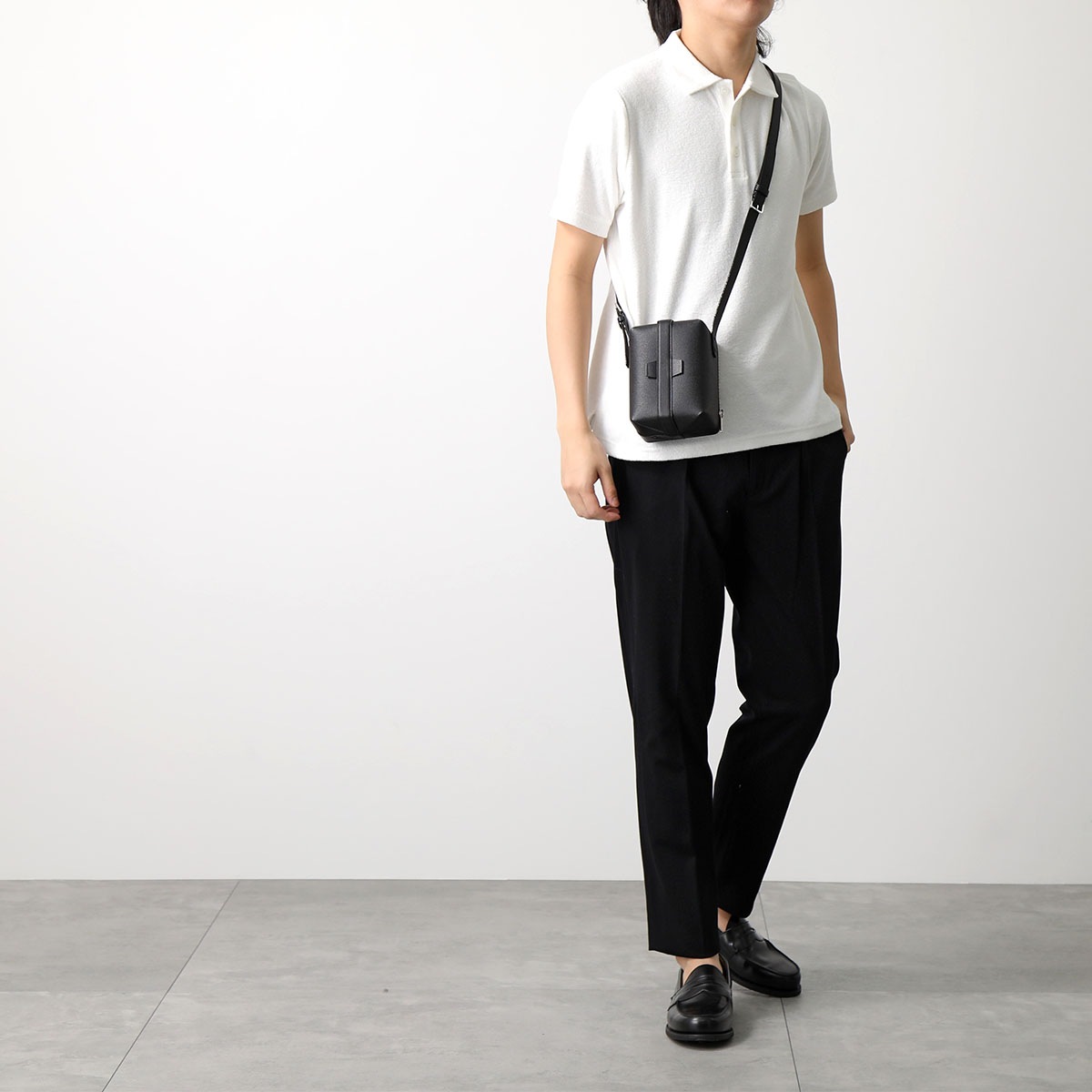 Valextra ヴァレクストラ ショルダーバッグ TRIC TRAC トリックトラック V5L24 028000W WBSR0024028LRL99 メンズ レザー 鞄 カラー2色