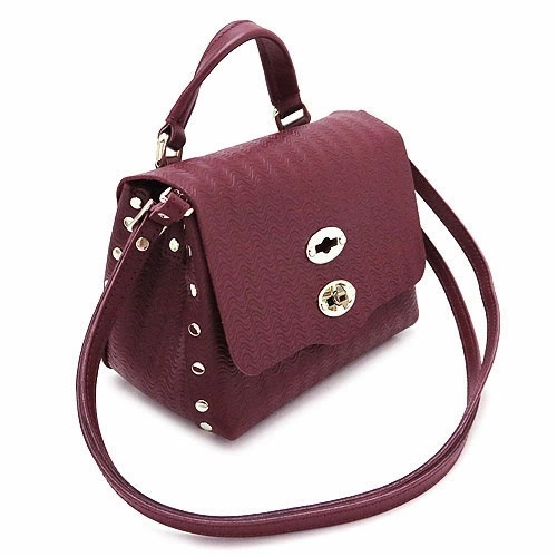 ショルダーバッグ レディース POSTINA BABY 6263 60 ハンドバッグ スタッズ レザー ショルダーバッグ レディース POSTINA BABY 6263 60 ハンドバッグ スタッズ レザー