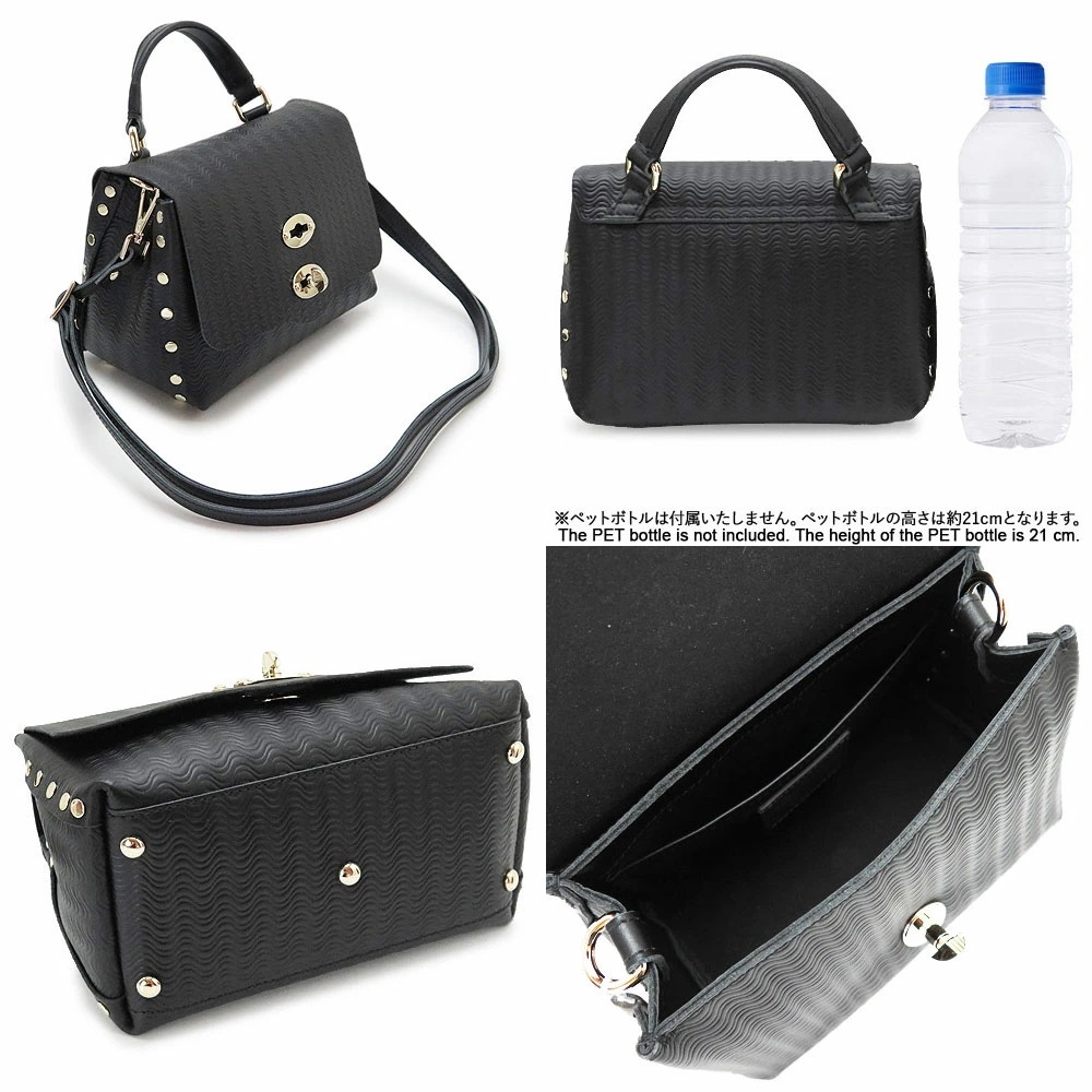 ショルダーバッグ レディース POSTINA BABY 6263 60 ハンドバッグ スタッズ レザー ショルダーバッグ レディース POSTINA BABY 6263 60 ハンドバッグ スタッズ レザー