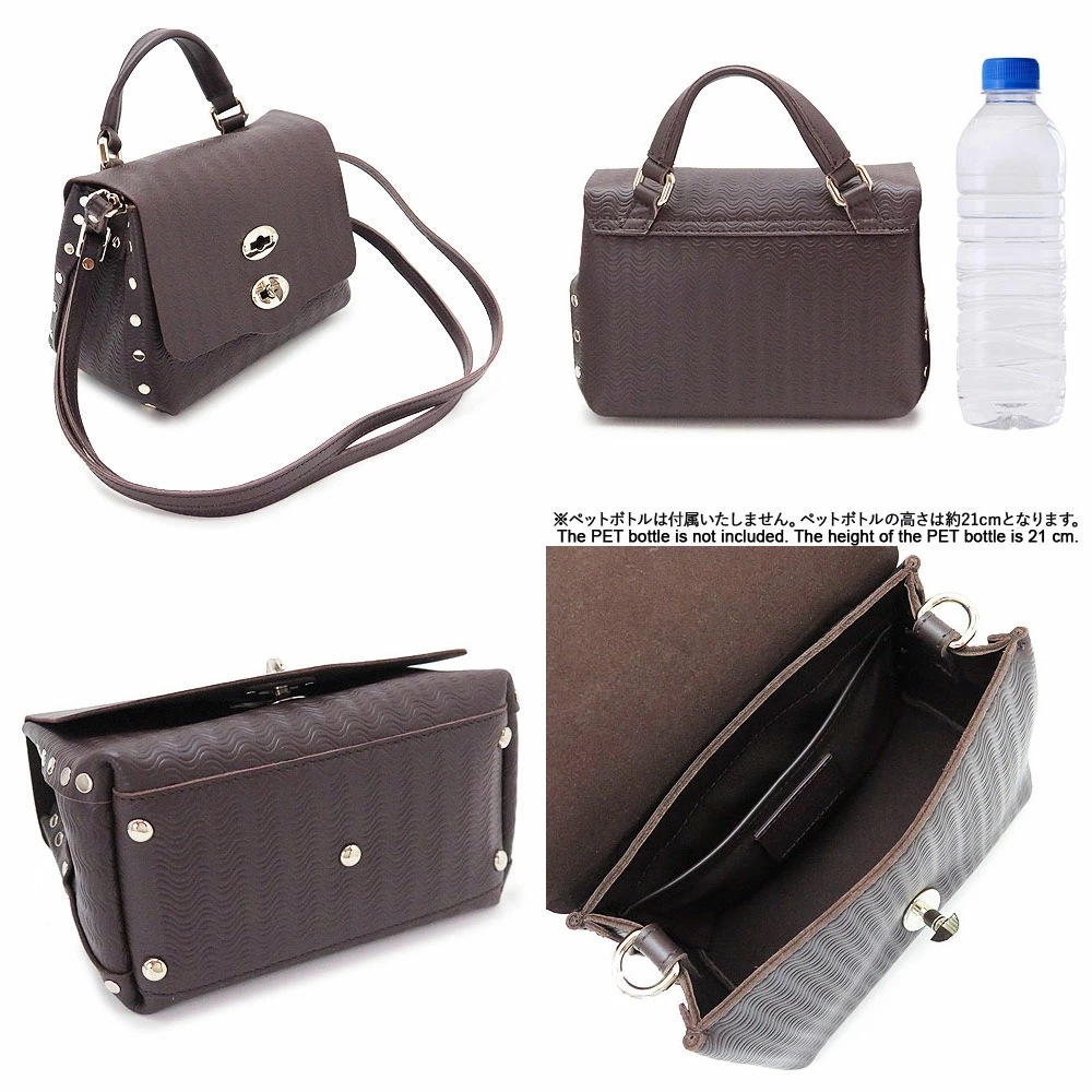 ショルダーバッグ レディース POSTINA BABY 6263 60 ハンドバッグ スタッズ レザー ショルダーバッグ レディース POSTINA BABY 6263 60 ハンドバッグ スタッズ レザー