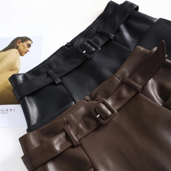 新商品登場レザー スカート Aライン レディース 通販 ミドル丈 ミドル ひざ下 膝下 ボトムス 上品 無地 シンプル 大人 きれいめ 脚長効果 高見え 秋冬 秋 冬 おしゃれ オフィス カジュアル