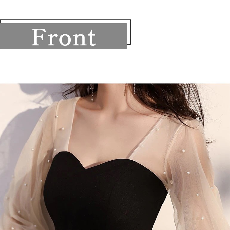 パーティードレス ワンピース ミドル丈 ドレス 結婚式 二次会 お呼ばれ 忘年会 フォーマル 袖あり パーティードレス ワンピース ミドル丈 ドレス 結婚式 二次会 お呼ばれ 忘年会 フォーマル 袖あり