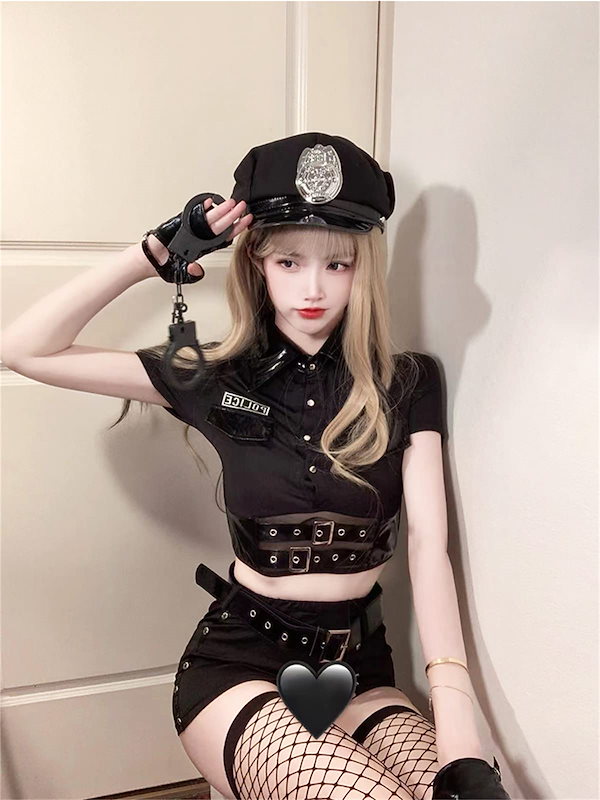 DRT POLICE ポリス セクシーシャッド　送料無料　即日発送　匿名発送 Amazon.co.jp: [シダーエイト] ポリス コスプレ レディース