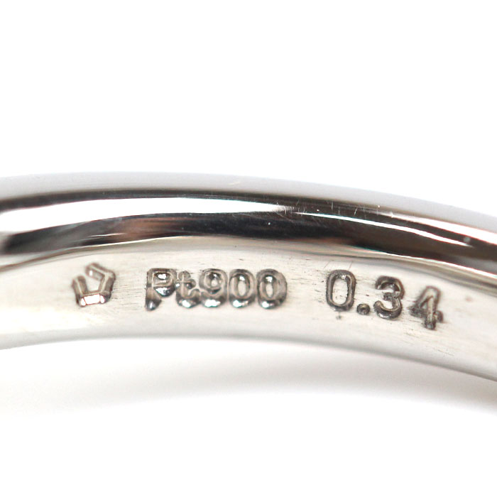 star sand 星の砂 Pt900プラチナ リング・指輪 ダイヤモンド0.34ct 7号 6.3g レディース 中古 美品 star sand 星の砂 Pt900プラチナ リング・指輪 ダイヤモンド0.34ct 7号 6.3g レディース 中古 美品