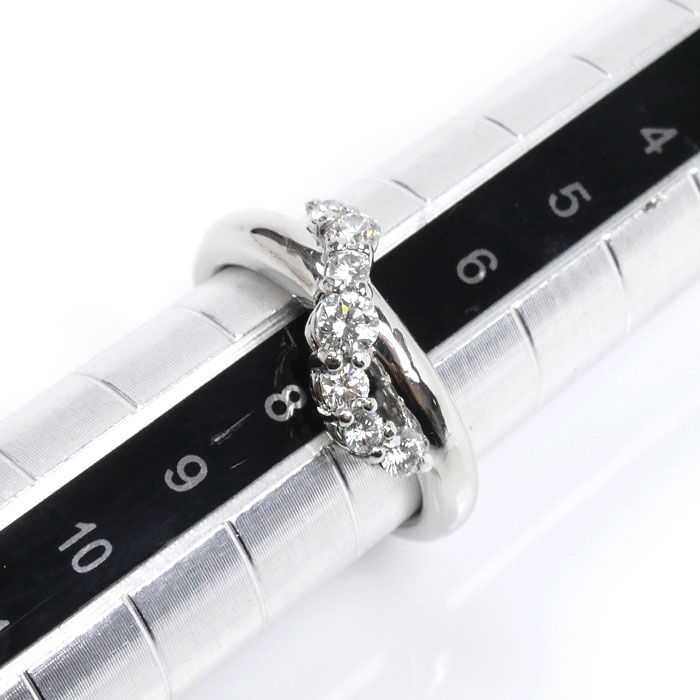 star sand 星の砂 Pt900プラチナ リング・指輪 ダイヤモンド0.34ct 7号 6.3g レディース 中古 美品 star sand 星の砂 Pt900プラチナ リング・指輪 ダイヤモンド0.34ct 7号 6.3g レディース 中古 美品