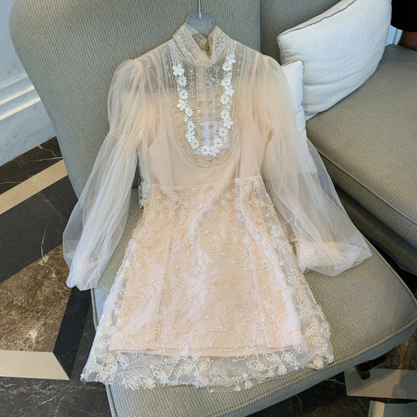 【急速出荷 2025年新作】ミニドレス 白 パーティードレス お呼ばれワンピース 韓国 ドレス ホワイトドレス 花柄ドレス ガーリードレス ミニワンピース 花柄 リーフ柄 ハイネック 春 秋 長袖 ミ 【急速出荷 2025年新作】ミニドレス 白 パーティードレス お呼ばれワンピース 韓国 ドレス ホワイトドレス 花柄ドレス ガーリードレス ミニワンピース 花柄 リーフ柄 ハイネック 春 秋 長袖 ミ