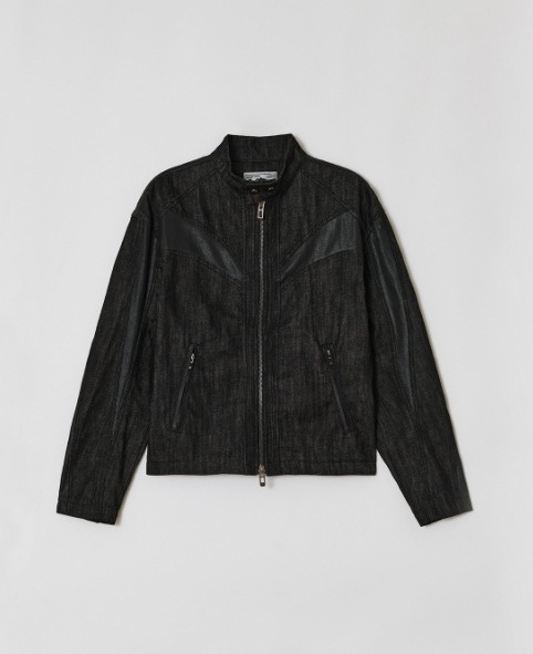【MAISON MINED】 SICKLE BIKER DENIM JACKET