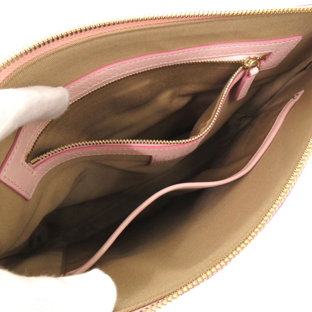 未使用品 MCM クロスボディポーチ 2wayクラッチバッグ ヴィセトス柄 ピンク ゴールド金具 MYZCAT08QH001 ショルダーバッグ レザー/レザー ピンク 2268【中古】 レディ