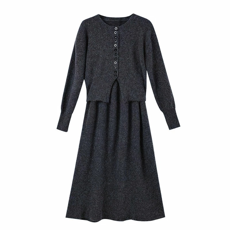 ニットセットアップ レディース セーターセットアップ 秋冬 2点セット スカートスーツ 厚手 ニットカーディガン+スカートセーター 前開け ボタン ゆったり Aライン ロング ニットスカート 長袖 リ ニットセットアップ レディース セーターセットアップ 秋冬 2点セット スカートスーツ 厚手 ニットカーディガン+スカートセーター 前開け ボタン ゆったり Aライン ロング ニットスカート 長袖 リ