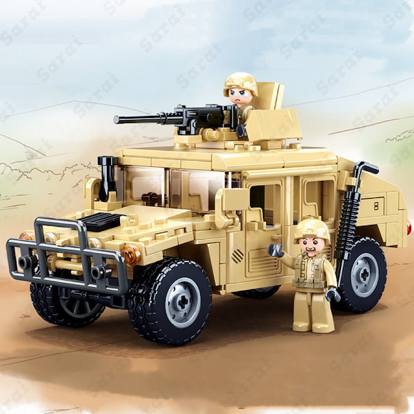 美品】 レゴ互換 ハンビー HUMVEE ラジコン ミリタリー ハマー - おもちゃ