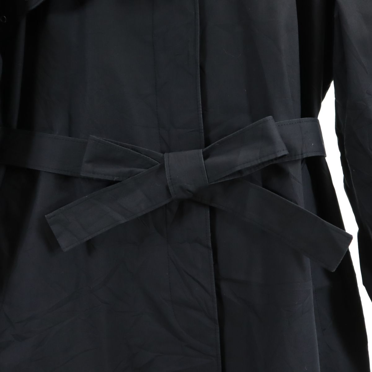 80s ヴィンテージ ステンカラーコート M ブラック レディース 80s ヴィンテージ ステンカラーコート M ブラック レディース