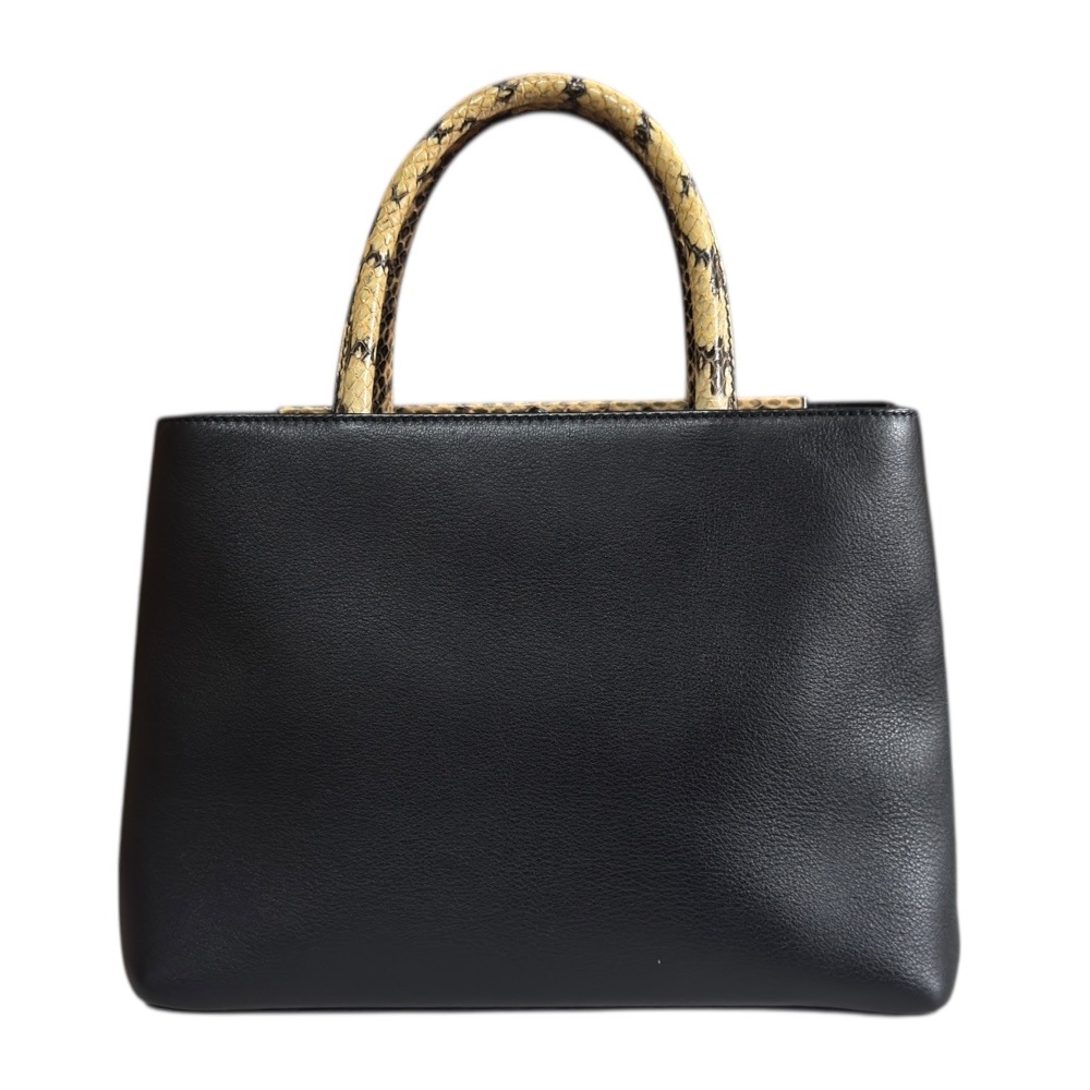 専用 フェンディ トゥージュール 黒 ハンドバッグ レザー 2way