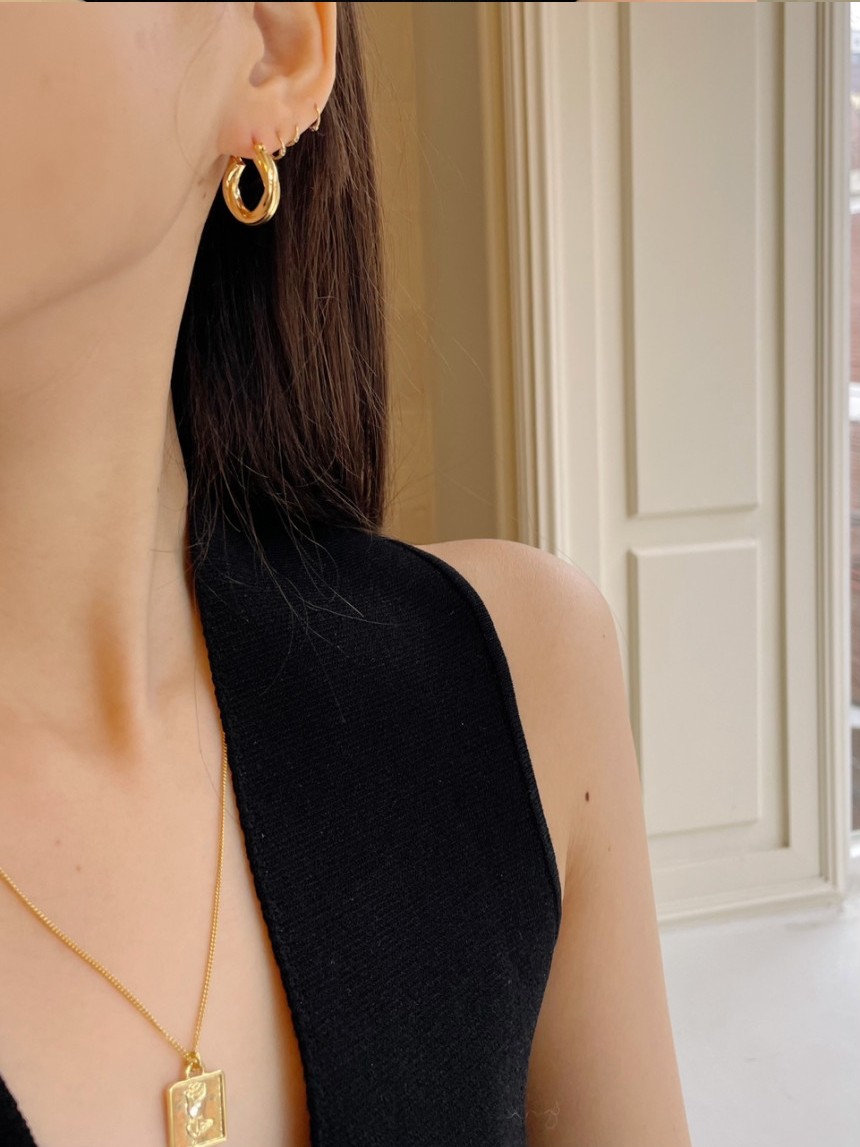 【justLoveR.】 TAMIA EARRINGS ピアス [AESPA カリナ着用] ピアス justLoveR ピアス