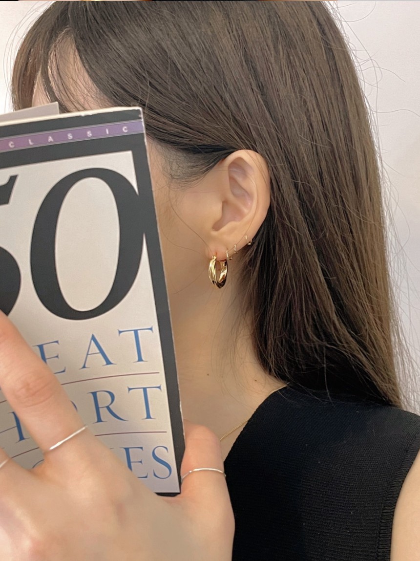 【justLoveR.】 TAMIA EARRINGS ピアス [AESPA カリナ着用] ピアス justLoveR ピアス