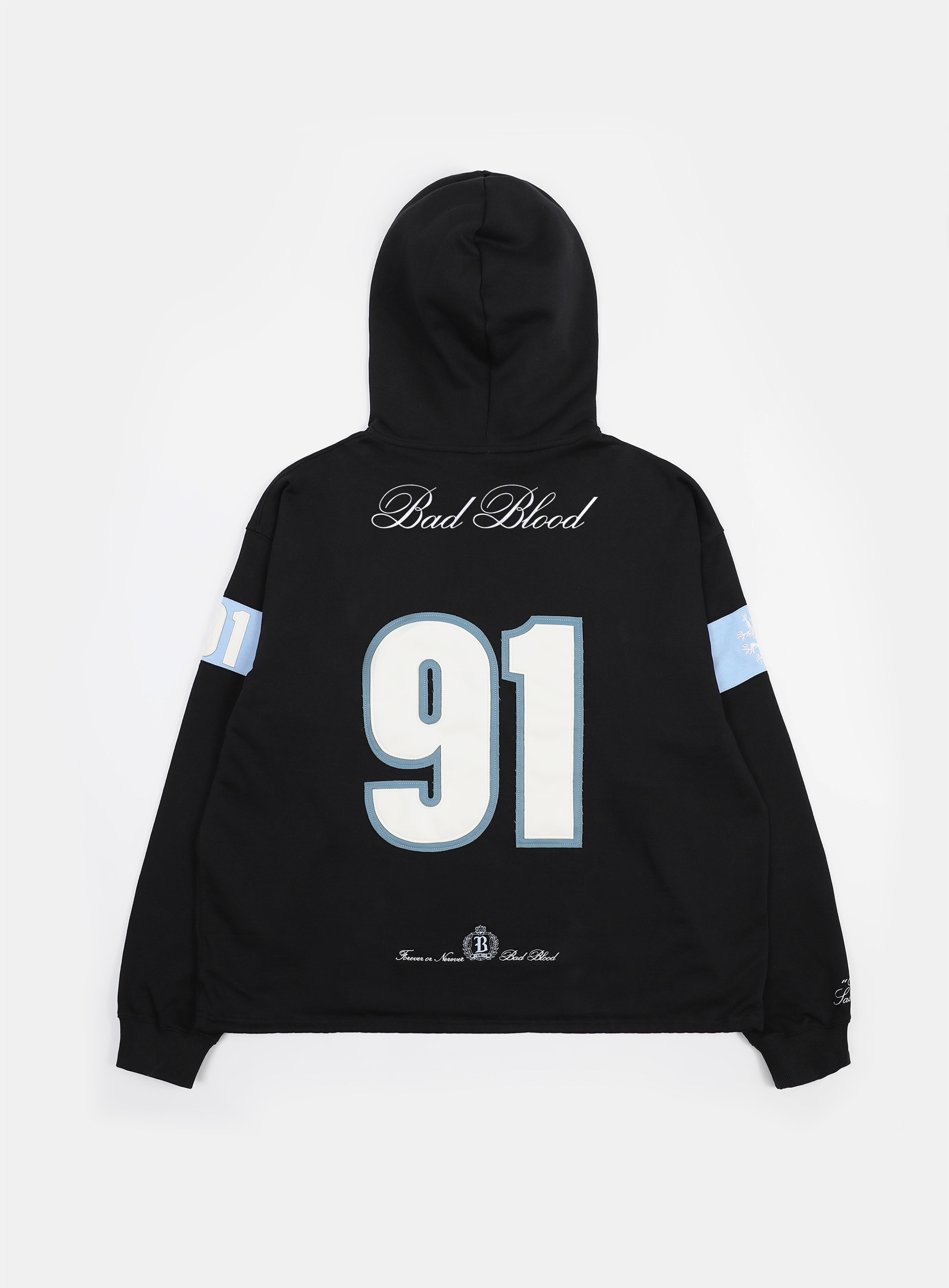 BADBLOOD ♥ Badblood Sports Rugby Hoodie Zip-Up Badblood Sports Rugby Hoodie Zip-Up - Navy – BBGSHOPHK