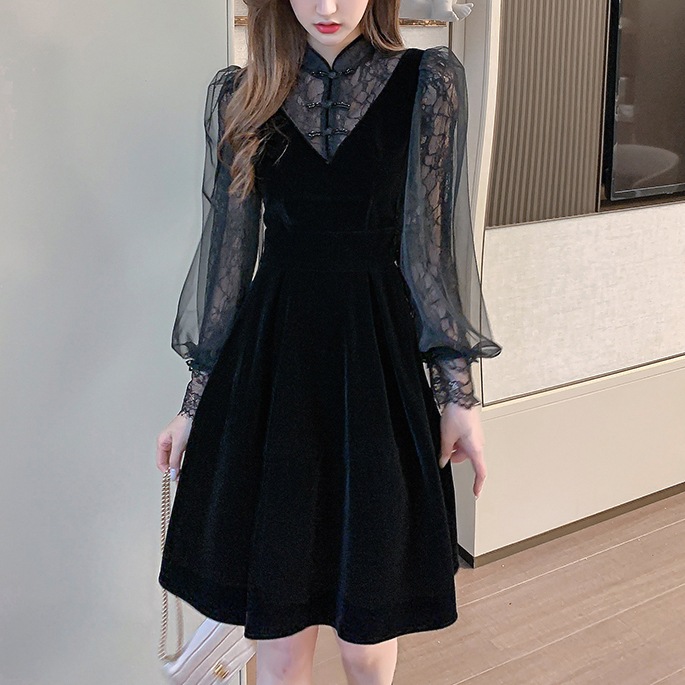 ワンピース　ロングワンピース　ロング　膝丈　ミニワンピース クロップド　ショート丈　ウエストマーク ハイウエスト 総レース　シフォン　フレア　フリル　韓国 大人可愛い　シンプル　大人　エレガント　清楚