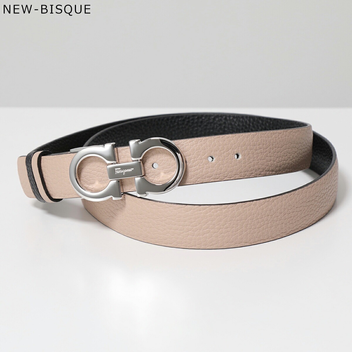 FERRAGAMO フェラガモ ベルト 23 A565 レディース レザー リバーシブル