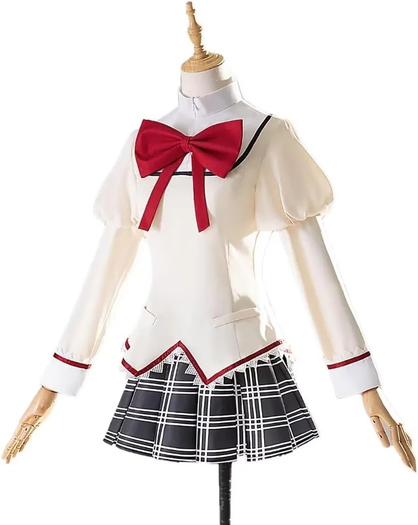 コスプレ衣樹さやか佐倉杏子巴マミ暁ほむら鹿目まどか魔法少女まどかマギカ制服イベントパーティー変演出服クリスマスパーティー