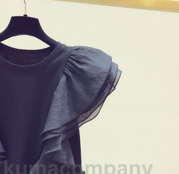 フリル トップス レディース フリル袖 半袖 フレンチスリーブ シャツ ブラウス クルーネック カットソー 大きいサイズ 白 黒 カジュアル 可愛い 韓国 ファッション 大人可愛い km フリル トップス レディース フリル袖 半袖 フレンチスリーブ シャツ ブラウス クルーネック カットソー 大きいサイズ 白 黒 カジュアル 可愛い 韓国 ファッション 大人可愛い km