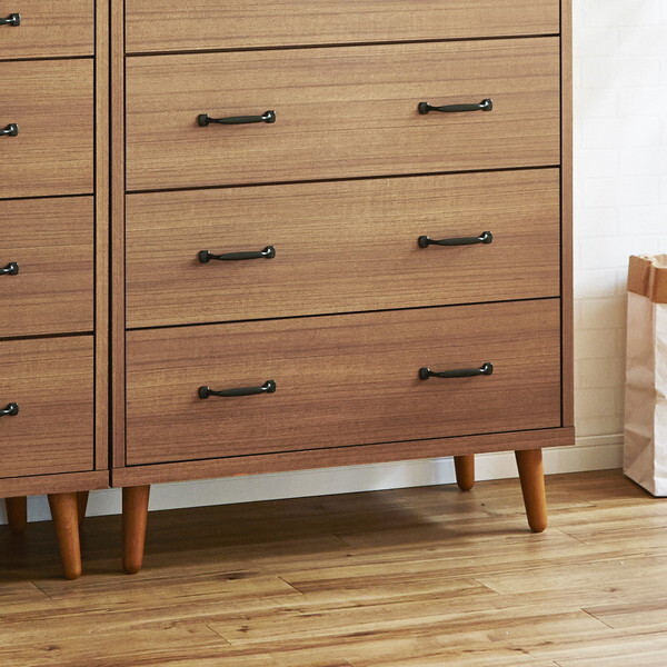 後藤家具物産 CH-01-80-5-WN ウォールナット ガイア ハイチェスト (幅