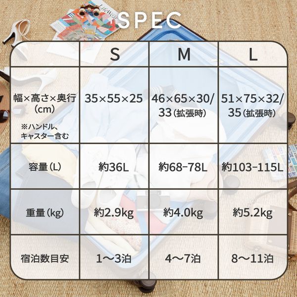 UI3*65002 CURVUS SPINNER 65 EXP OPTIC WHITE スーツケース メーカー直送